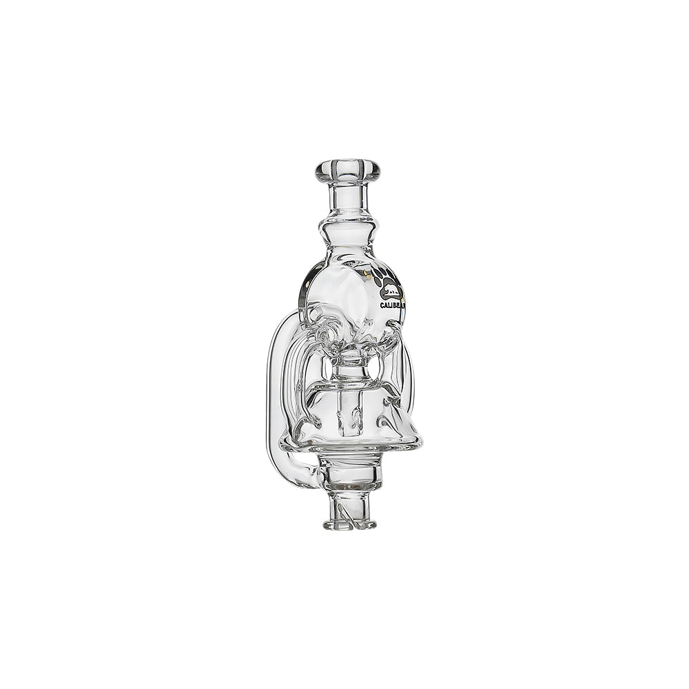 CALIBEAR DRUM RECYCLER GLASS PIVOT MOUTHPIECE- Premium puffco glass attachment from Calibear Glass. Ideal for dabbing, providing smooth hits and durability. Shop high-quality dab rigs, water pipes, bongs, erig glasses and glass smoking accessories at Calibear Glass. Elevate your smoking experience with a durable and stylish glass dab rig. Free shipping on all orders.