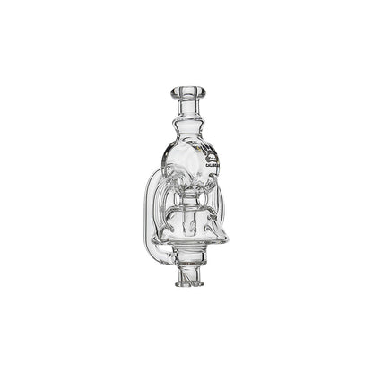 CALIBEAR DRUM RECYCLER GLASS PIVOT MOUTHPIECE- Premium puffco glass attachment from Calibear Glass. Ideal for dabbing, providing smooth hits and durability. Shop high-quality dab rigs, water pipes, bongs, erig glasses and glass smoking accessories at Calibear Glass. Elevate your smoking experience with a durable and stylish glass dab rig. Free shipping on all orders.