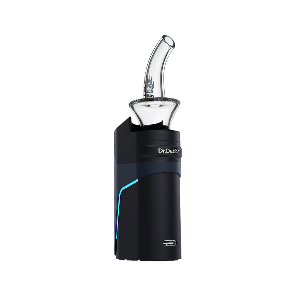 CALIBEAR Ghost²™ SLIM-BEND GLASS MOUTHPIECE TOP- Premium dr. dabber glass attachment from Calibear Glass. Ideal for dabbing, providing smooth hits and durability. Shop high-quality dab rigs, water pipes, bongs, erig glasses and glass smoking accessories a