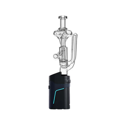 Calibear Ghost2 Dual Jet Recycler Glass Mouthpiece for Dr Dabber Ghost device
Ghost2 recycler glass mouthpiece dual jet airflow glass attachment
Calibear recycler glass top dual jet design for smooth vapor cooling
High airflow recycler glass mouthpiece co