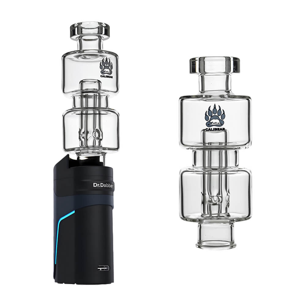 Calibear Ghost 2 Double-Stack Diffuser Glass Top dual chamber filtration borosilicate glass attachment for Calibear Ghost 2