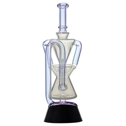 Calibear Opal White Klein Recycler with Tornado Airflow for Puffco Peak & Pro premium borosilicate glass top