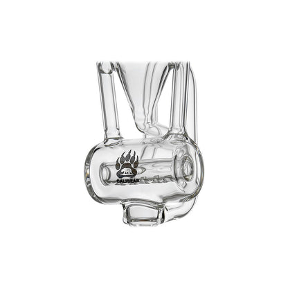 CALIBEAR INLINER RECYCLER PIVOT MOUTHPIECE- Premium dr. dabber glass attachment from Calibear Glass. Ideal for dabbing, providing smooth hits and durability. Shop high-quality dab rigs, water pipes, bongs, erig glasses and glass smoking accessories at Calibear Glass. Elevate your smoking experience with a durable and stylish glass dab rig. Free shipping on all orders.