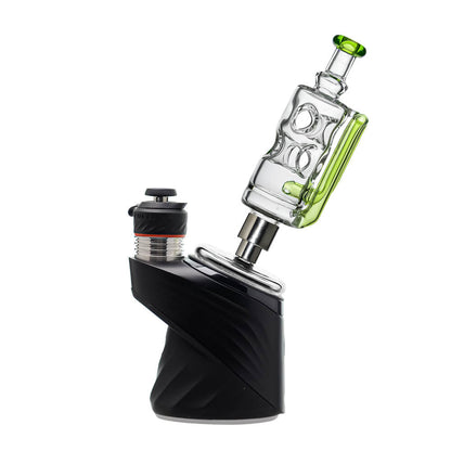 CaliBear Glass Converter with stainless steel threading for connecting Nectar Collector tips to Puffco Peak glass attachments.