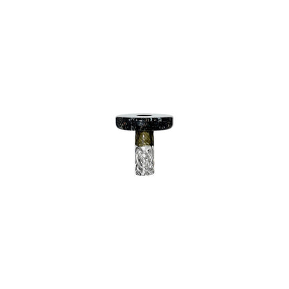 Calibear Vortex Spinning Cap for Dr. Dabber Switch GO with colorful glass top options and twisted airflow stem