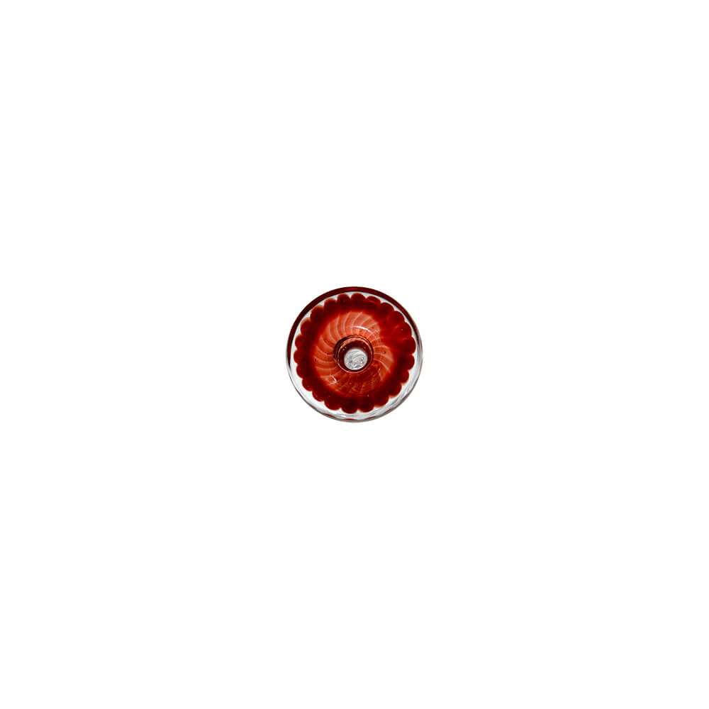 Calibear Vortex Spinning Cap for Dr. Dabber Switch GO with colorful glass top options and twisted airflow stem