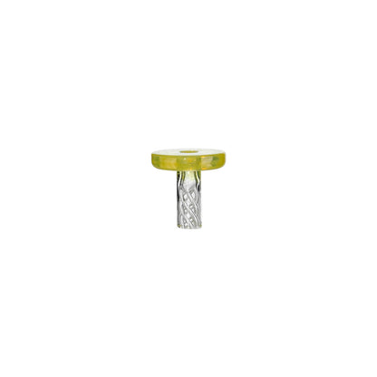Calibear Vortex Spinning Cap for Dr. Dabber Switch GO with colorful glass top options and twisted airflow stem