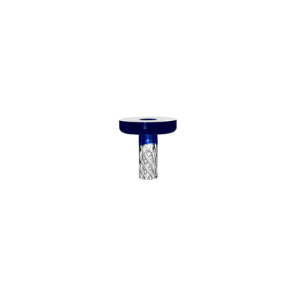 Calibear Vortex Spinning Cap for Dr. Dabber Switch GO with colorful glass top options and twisted airflow stem