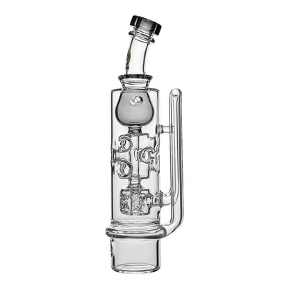 Calibear Straight Fab Torus Incycler glass attachments for Dr. Dabber Switch 2 in multiple colors including blue, purple, green, and black accents.