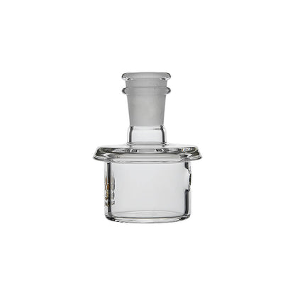 Calibear Whip Dry Top glass attachment for Dr. Dabber Switch 2 featuring black silicone whip and 14.5mm glass joints.