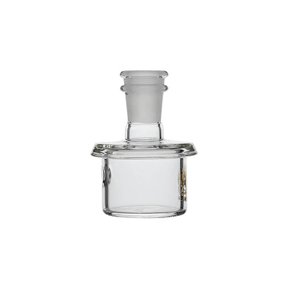 Calibear Whip Dry Top glass attachment for Dr. Dabber Switch 2 featuring black silicone whip and 14.5mm glass joints.