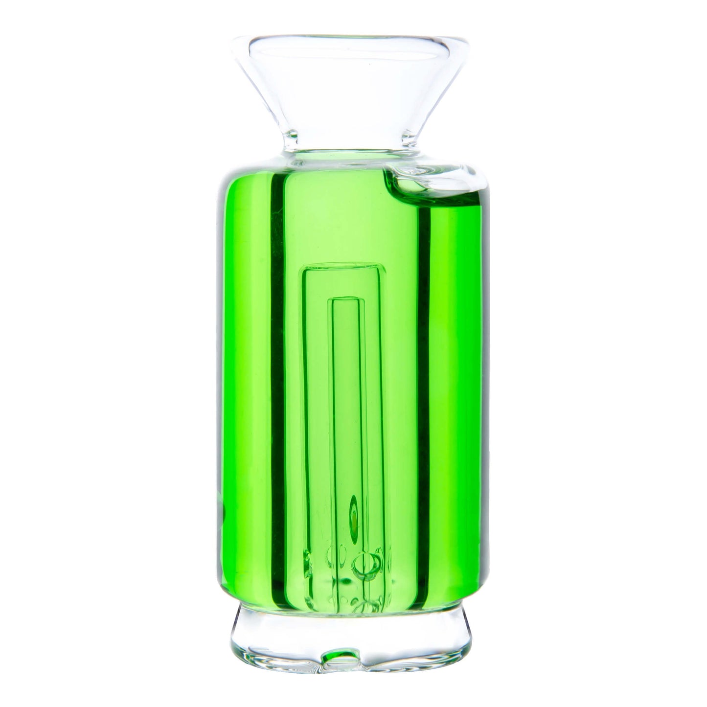 Five colorful Chill Pop glycerin-filled glass toppers for Focus V Carta and VLAB Halo in pink, purple, blue, orange, and green on a white background.