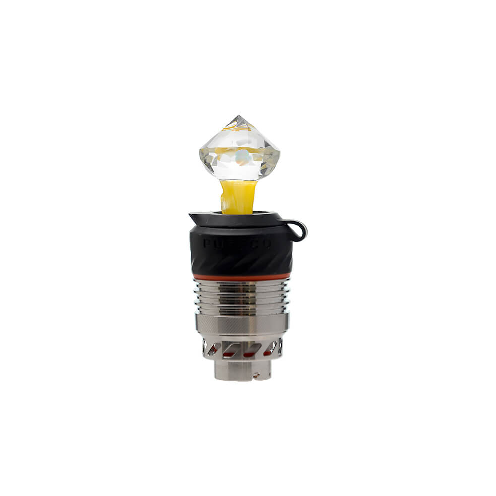 DIAMOND CUT CARB CAP SERIES FOR PUFFCO PEAK PRO- Premium puffco glass attachment from Calibear Glass. Ideal for dabbing, providing smooth hits and durability. Shop high-quality dab rigs, water pipes, bongs, erig glasses and glass smoking accessories at Calibear Glass. Elevate your smoking experience with a durable and stylish glass dab rig. Free shipping on all orders.