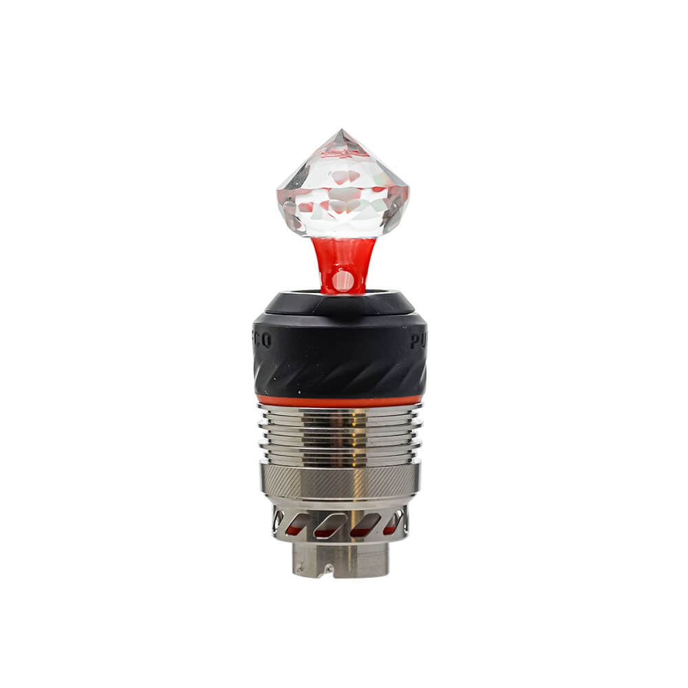 DIAMOND CUT CARB CAP SERIES FOR PUFFCO PEAK PRO- Premium puffco glass attachment from Calibear Glass. Ideal for dabbing, providing smooth hits and durability. Shop high-quality dab rigs, water pipes, bongs, erig glasses and glass smoking accessories at Calibear Glass. Elevate your smoking experience with a durable and stylish glass dab rig. Free shipping on all orders.