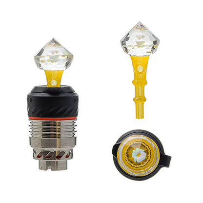 DIAMOND CUT CARB CAP SERIES FOR PUFFCO PEAK PRO- Premium puffco glass attachment from Calibear Glass. Ideal for dabbing, providing smooth hits and durability. Shop high-quality dab rigs, water pipes, bongs, erig glasses and glass smoking accessories at Calibear Glass. Elevate your smoking experience with a durable and stylish glass dab rig. Free shipping on all orders.
