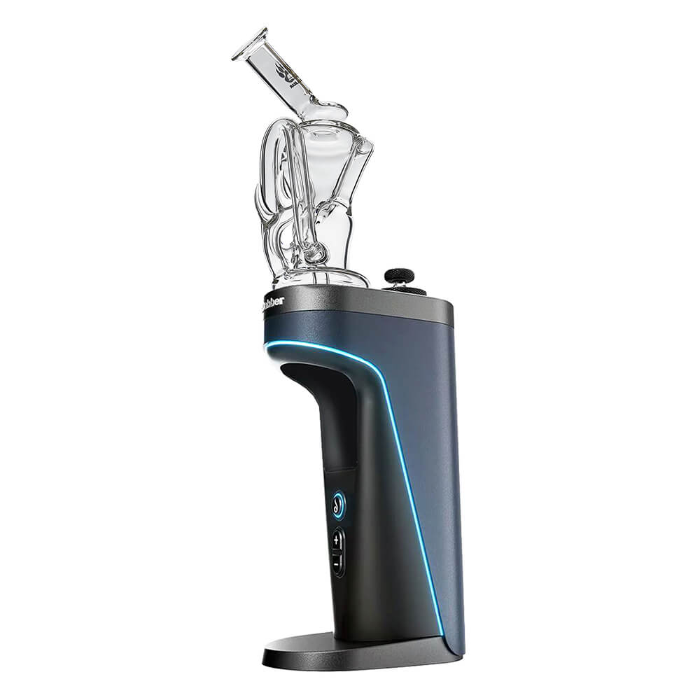 Calibear Dual Recycler Glass Attachment for Dr Dabber Switch 2 dual loop water filtration recycler glass top