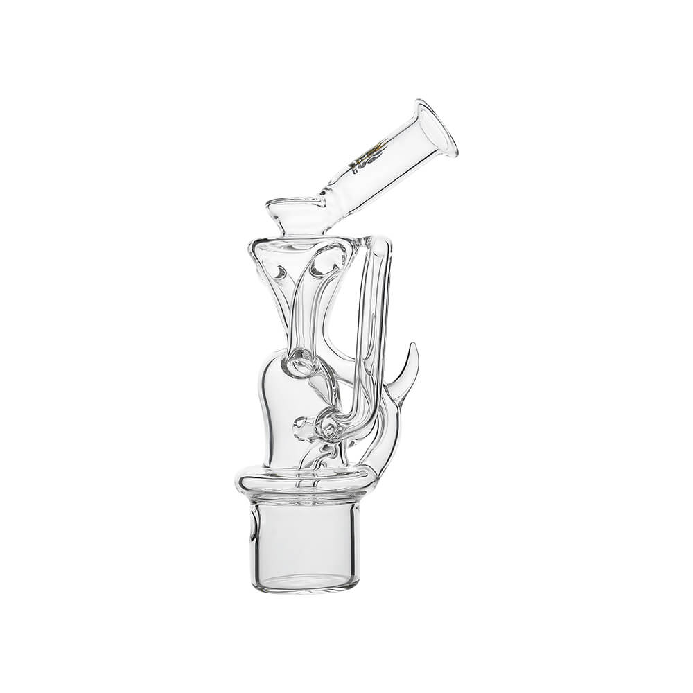 Calibear Dual Recycler Glass Attachment for Dr Dabber Switch 2 dual loop water filtration recycler glass top