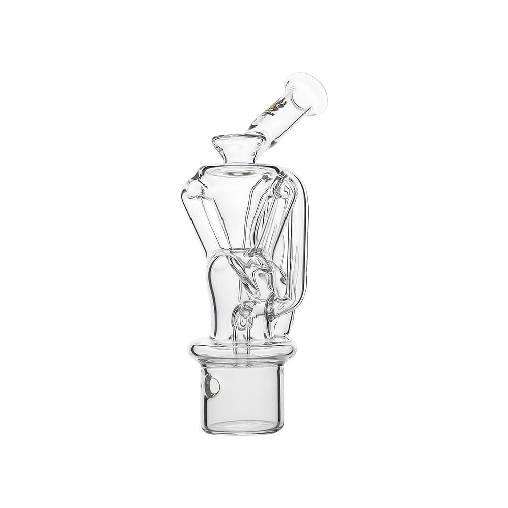 Calibear Dual Recycler Glass Attachment for Dr Dabber Switch 2 dual loop water filtration recycler glass top
