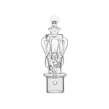 Calibear Dual Recycler Glass Attachment for Dr Dabber Switch 2 dual loop water filtration recycler glass top