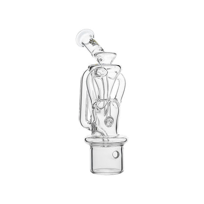 Calibear Dual Recycler Glass Attachment for Dr Dabber Switch 2 dual loop water filtration recycler glass top