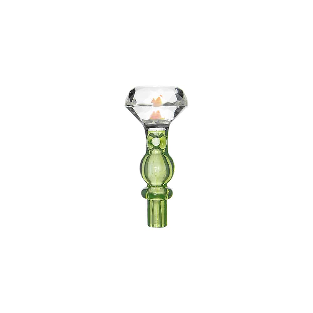 DIAMOND FACET OPAL JOYSTICK CARB CAP FOR DR.DABBER SWITCH 2- Premium borosilicate glass smoking accessories from Calibear Glass. Ideal for dabbing, providing smooth hits and durability. Shop high-quality dab rigs, water pipes, bongs, erig glasses and glas