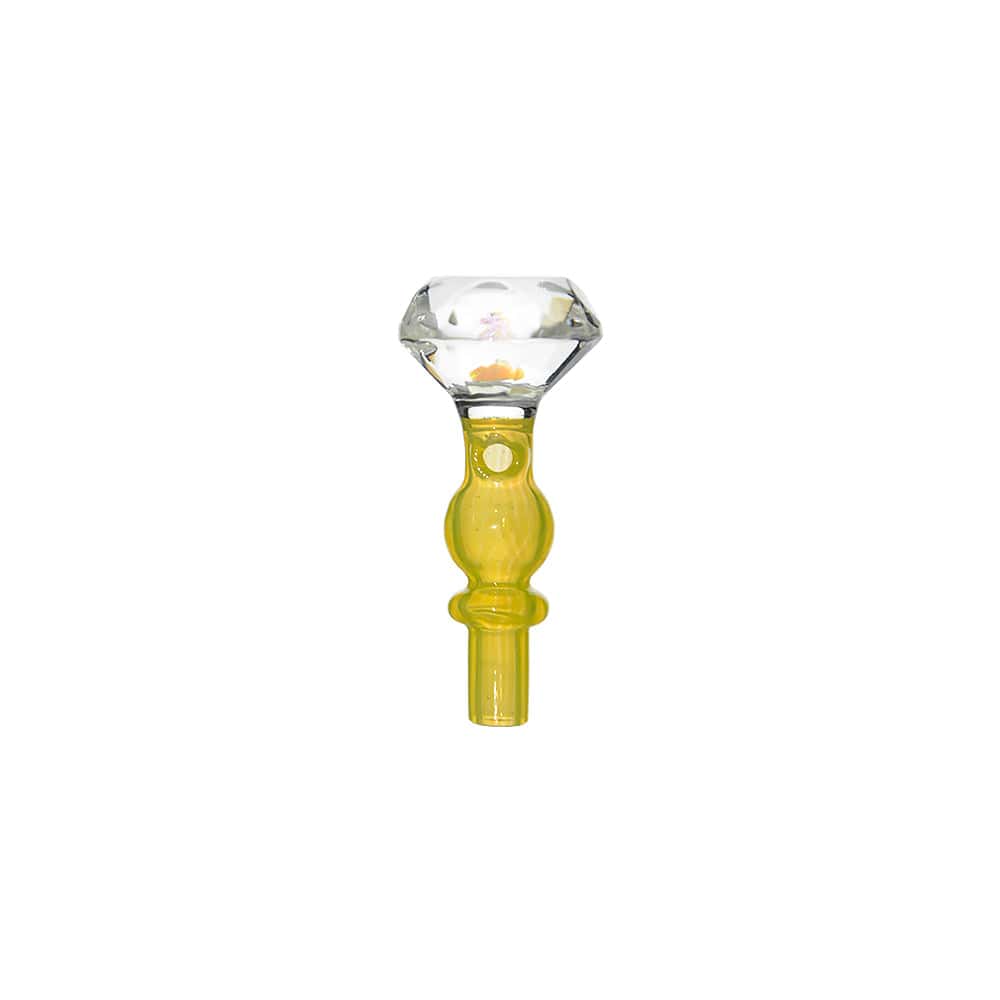 DIAMOND FACET OPAL JOYSTICK CARB CAP FOR DR.DABBER SWITCH 2- Premium borosilicate glass smoking accessories from Calibear Glass. Ideal for dabbing, providing smooth hits and durability. Shop high-quality dab rigs, water pipes, bongs, erig glasses and glas