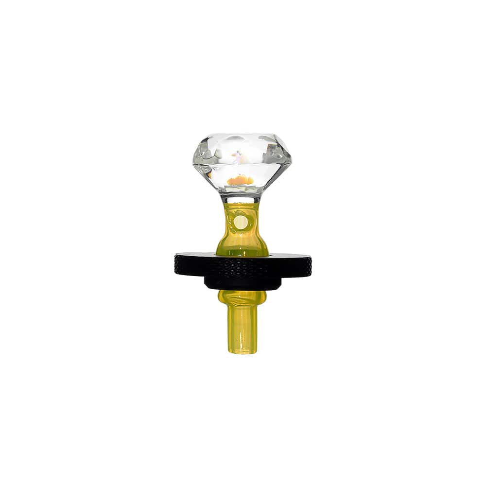 DIAMOND FACET OPAL JOYSTICK CARB CAP FOR DR.DABBER SWITCH 2- Premium borosilicate glass smoking accessories from Calibear Glass. Ideal for dabbing, providing smooth hits and durability. Shop high-quality dab rigs, water pipes, bongs, erig glasses and glas