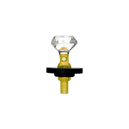 DIAMOND FACET OPAL JOYSTICK CARB CAP FOR DR.DABBER SWITCH 2- Premium borosilicate glass smoking accessories from Calibear Glass. Ideal for dabbing, providing smooth hits and durability. Shop high-quality dab rigs, water pipes, bongs, erig glasses and glas