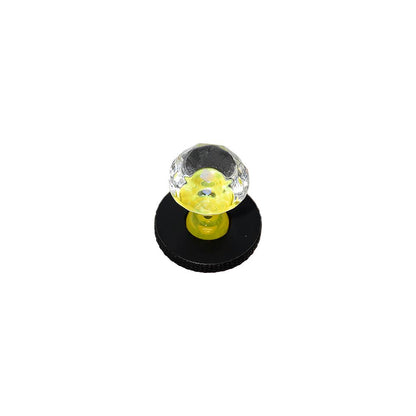 DIAMOND FACET OPAL JOYSTICK CARB CAP FOR DR.DABBER SWITCH 2- Premium borosilicate glass smoking accessories from Calibear Glass. Ideal for dabbing, providing smooth hits and durability. Shop high-quality dab rigs, water pipes, bongs, erig glasses and glas