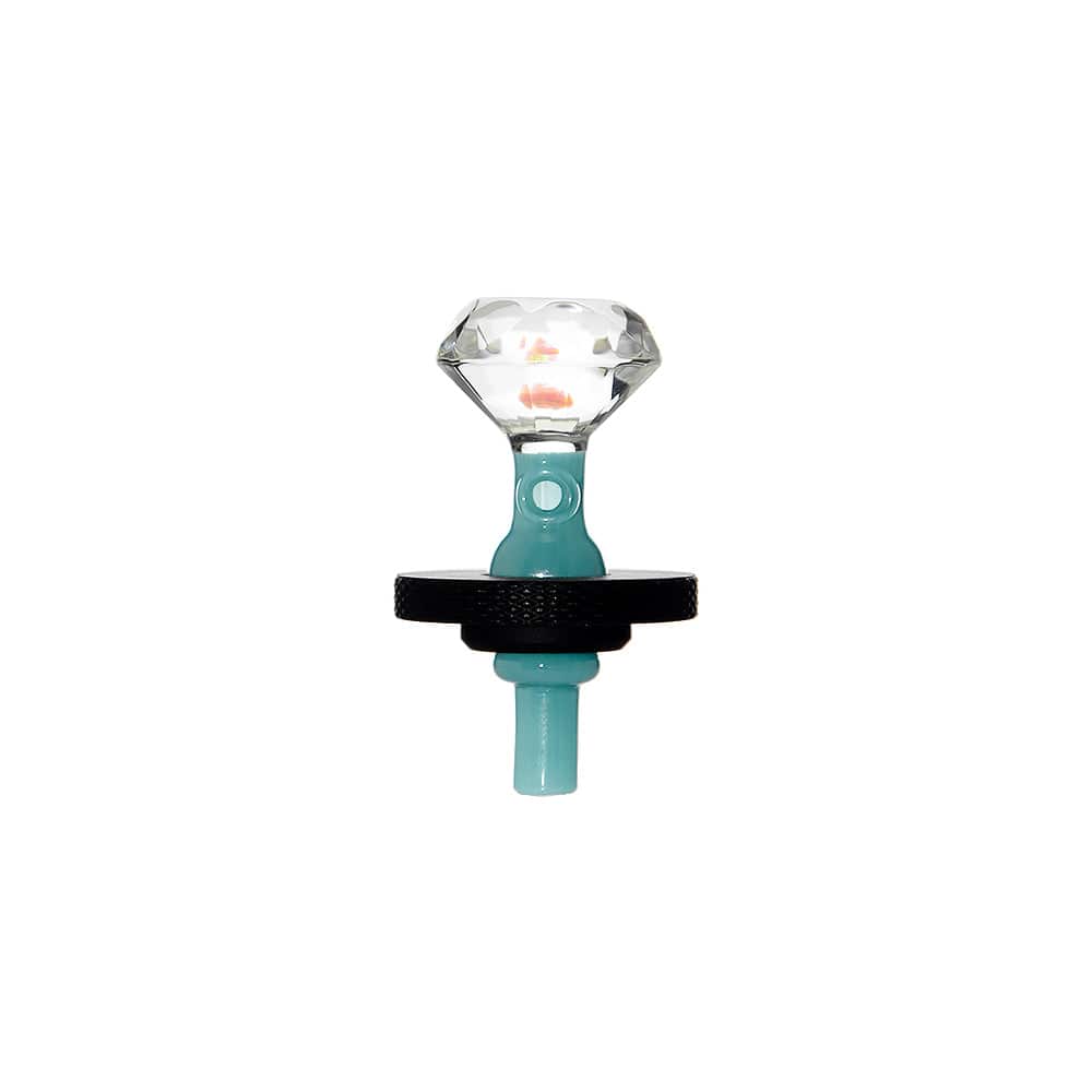 DIAMOND FACET OPAL JOYSTICK CARB CAP FOR DR.DABBER SWITCH 2- Premium borosilicate glass smoking accessories from Calibear Glass. Ideal for dabbing, providing smooth hits and durability. Shop high-quality dab rigs, water pipes, bongs, erig glasses and glas