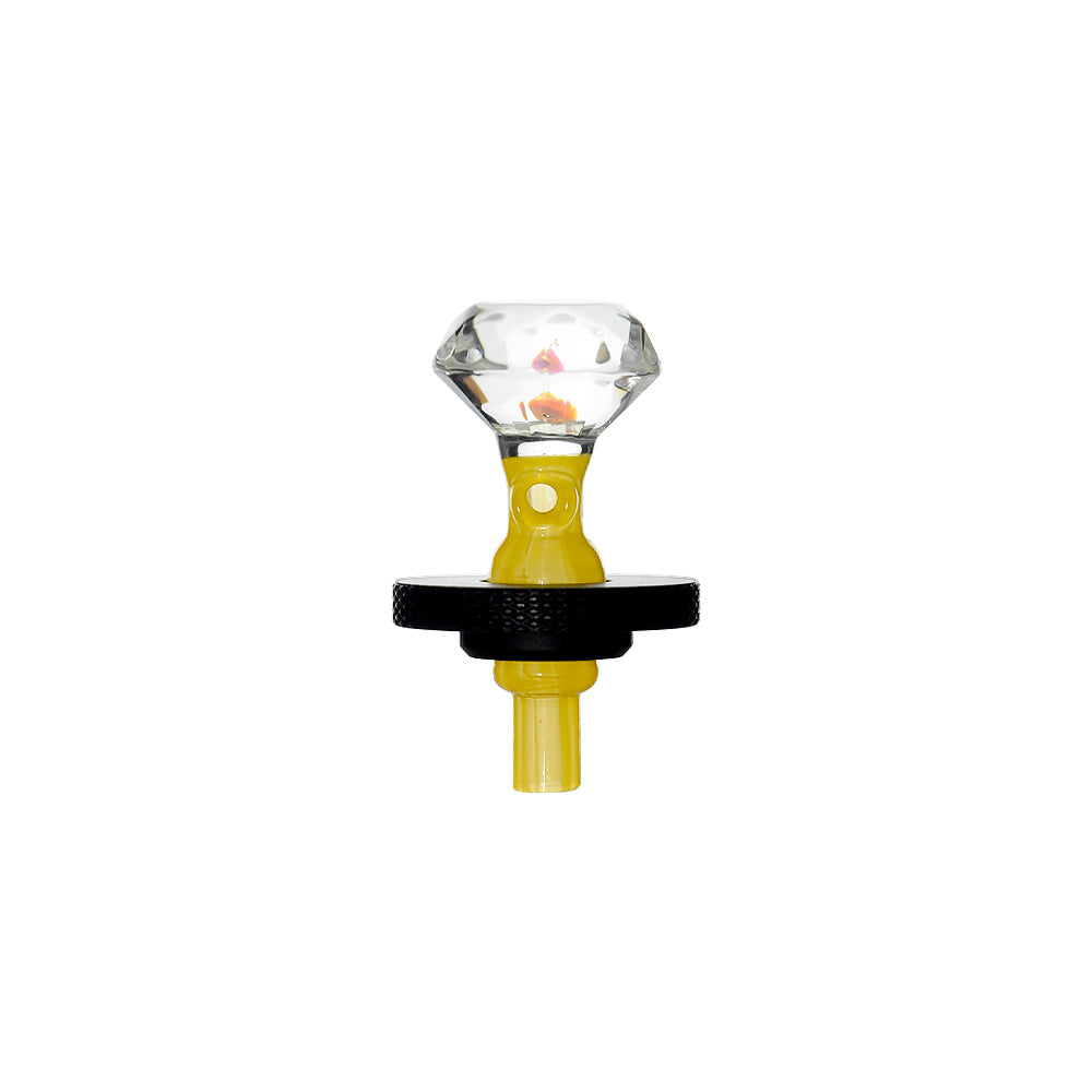 DIAMOND FACET OPAL JOYSTICK CARB CAP FOR DR.DABBER SWITCH 2- Premium borosilicate glass smoking accessories from Calibear Glass. Ideal for dabbing, providing smooth hits and durability. Shop high-quality dab rigs, water pipes, bongs, erig glasses and glas