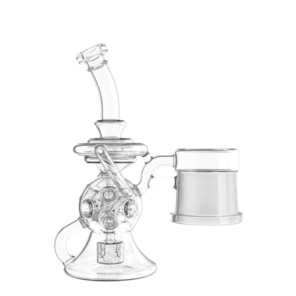 CALIBEAR SIDEWINDER GLASS ATTACHMNET FOR DR. DABBER SWITCH 1- Premium dr. dabber glass attachment from Calibear Glass. Ideal for dabbing, providing smooth hits and durability. Shop high-quality dab rigs, water pipes, bongs, erig glasses and glass smoking accessories at Calibear Glass. Elevate your smoking experience with a durable and stylish glass dab rig. Free shipping on all orders.