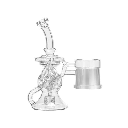 CALIBEAR SIDEWINDER GLASS ATTACHMNET FOR DR. DABBER SWITCH 1- Premium dr. dabber glass attachment from Calibear Glass. Ideal for dabbing, providing smooth hits and durability. Shop high-quality dab rigs, water pipes, bongs, erig glasses and glass smoking accessories at Calibear Glass. Elevate your smoking experience with a durable and stylish glass dab rig. Free shipping on all orders.