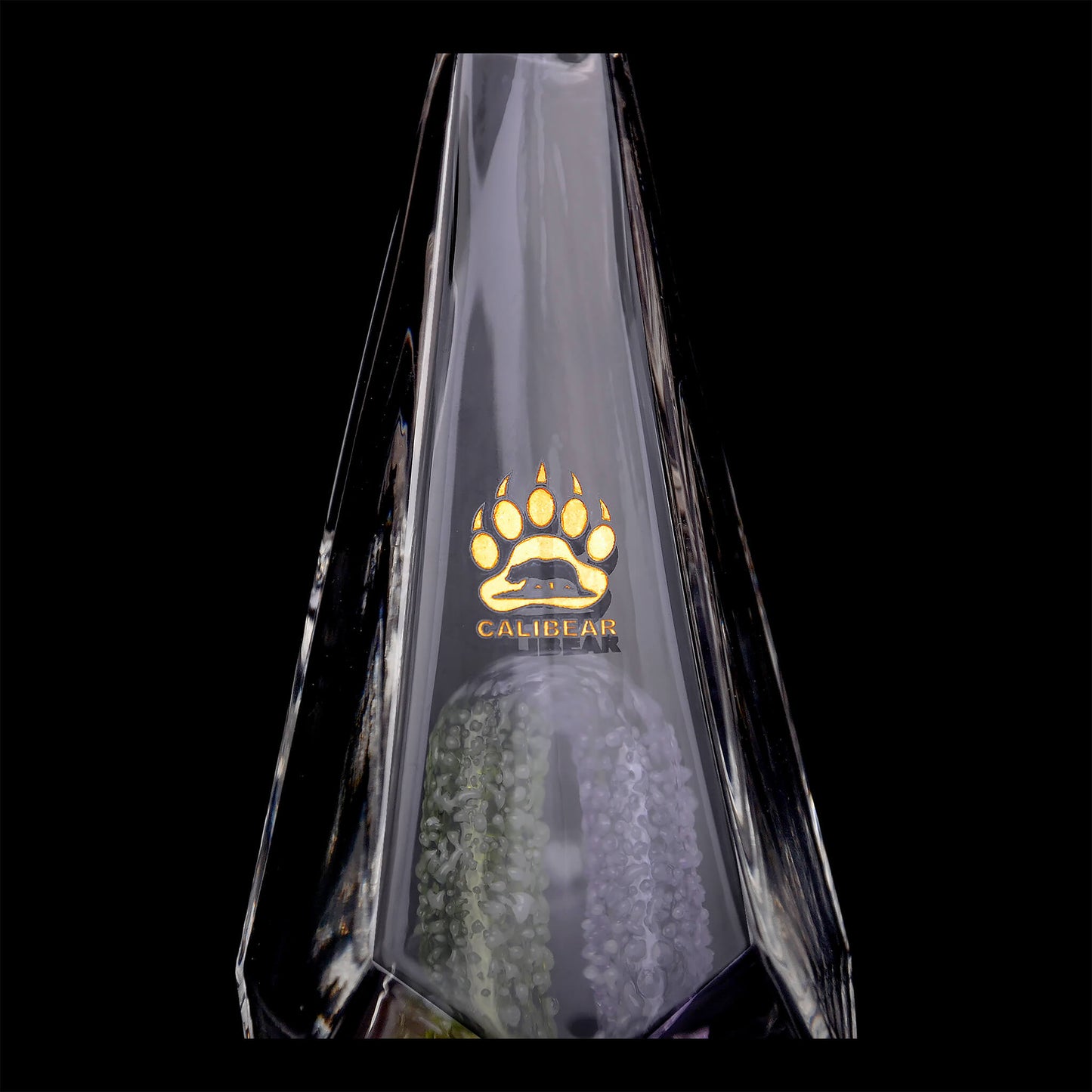 FANCY HEXAGON GUMMY PERC GLASS ATTACHMENT FOR FOCUS V CARTA ERIG- Premium carta glass attachment from Calibear Glass. Ideal for dabbing, providing smooth hits and durability. Shop high-quality dab rigs, water pipes, bongs, erig glasses and glass smoking accessories at Calibear Glass. Elevate your smoking experience with a durable and stylish glass dab rig. Free shipping on all orders.