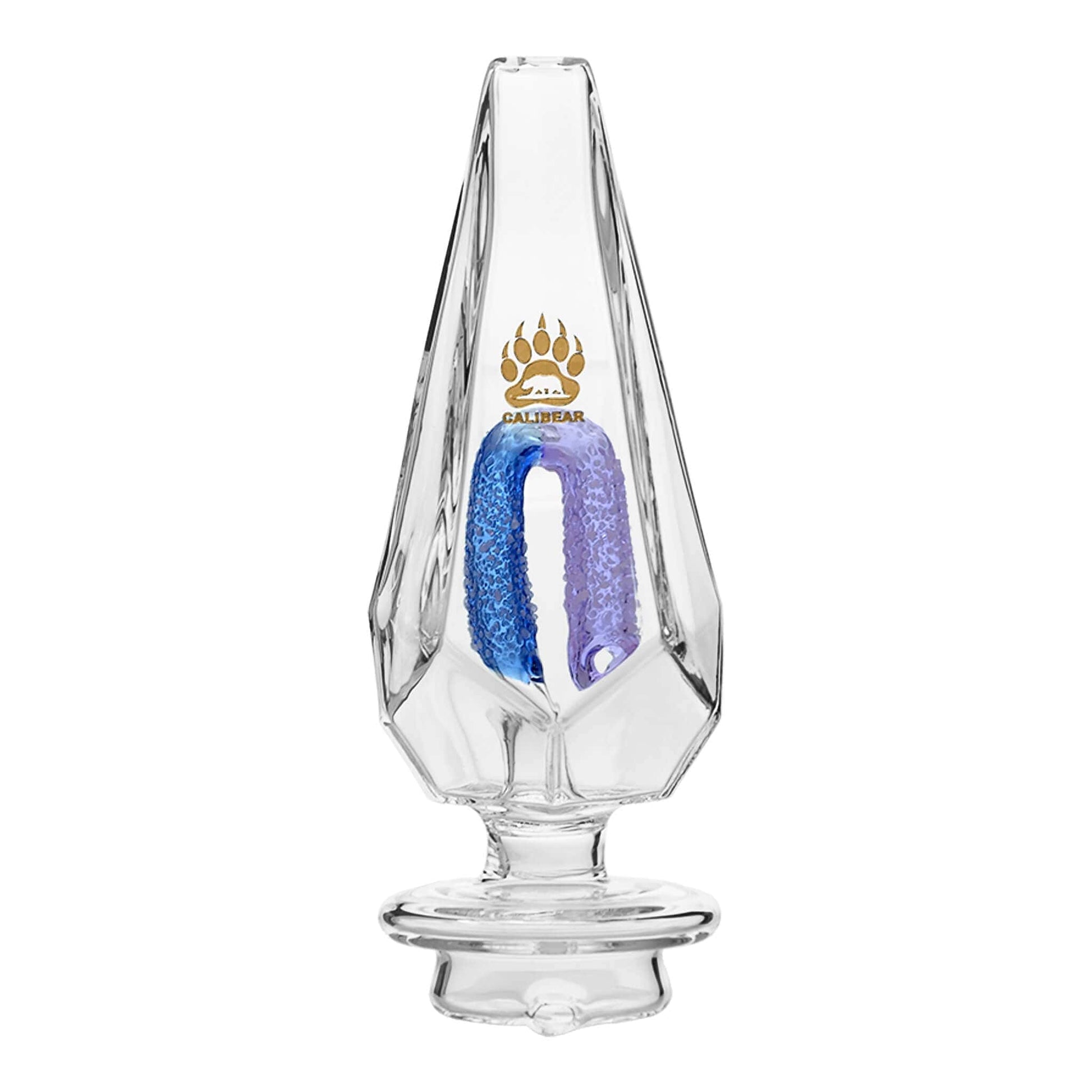 FANCY HEXAGON GUMMY PERC GLASS ATTACHMENT FOR FOCUS V CARTA ERIG- Premium carta glass attachment from Calibear Glass. Ideal for dabbing, providing smooth hits and durability. Shop high-quality dab rigs, water pipes, bongs, erig glasses and glass smoking accessories at Calibear Glass. Elevate your smoking experience with a durable and stylish glass dab rig. Free shipping on all orders.