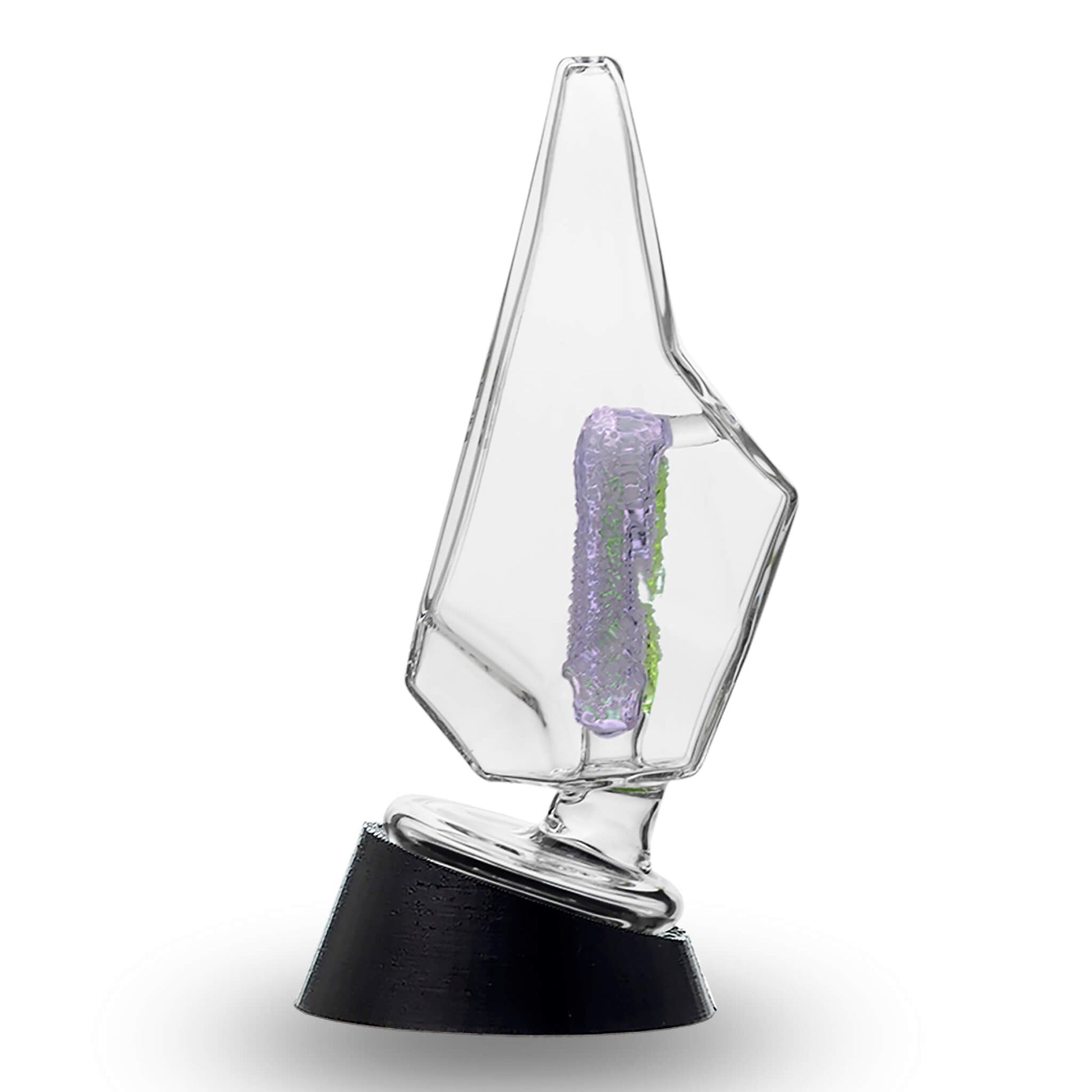 FANCY HEXAGON GUMMY PERC GLASS ATTACHMENT FOR PUFFCO OG & PEAK- Premium puffco glass attachment from Calibear Glass. Ideal for dabbing, providing smooth hits and durability. Shop high-quality dab rigs, water pipes, bongs, erig glasses and glass smoking accessories at Calibear Glass. Elevate your smoking experience with a durable and stylish glass dab rig. Free shipping on all orders.