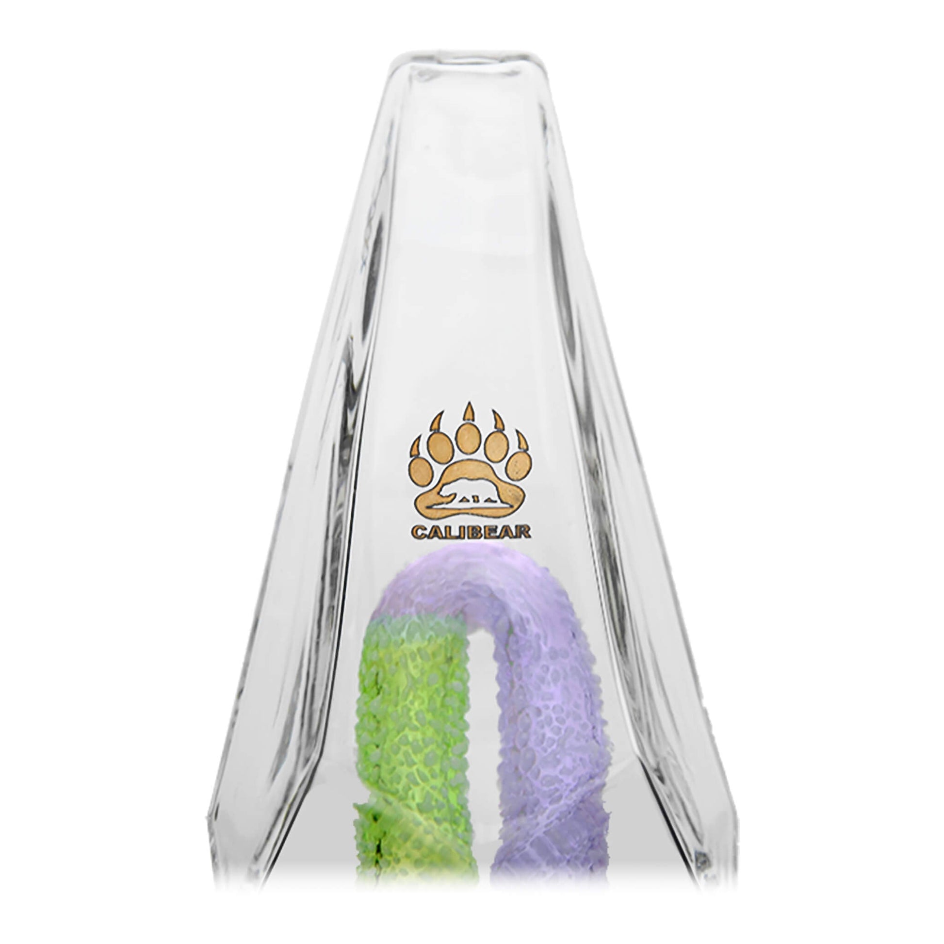 FANCY HEXAGON GUMMY PERC GLASS ATTACHMENT FOR PUFFCO OG & PEAK- Premium puffco glass attachment from Calibear Glass. Ideal for dabbing, providing smooth hits and durability. Shop high-quality dab rigs, water pipes, bongs, erig glasses and glass smoking accessories at Calibear Glass. Elevate your smoking experience with a durable and stylish glass dab rig. Free shipping on all orders.