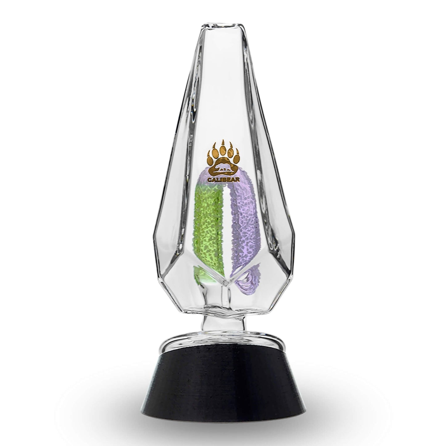 FANCY HEXAGON GUMMY PERC GLASS ATTACHMENT FOR PUFFCO OG & PEAK- Premium puffco glass attachment from Calibear Glass. Ideal for dabbing, providing smooth hits and durability. Shop high-quality dab rigs, water pipes, bongs, erig glasses and glass smoking accessories at Calibear Glass. Elevate your smoking experience with a durable and stylish glass dab rig. Free shipping on all orders.