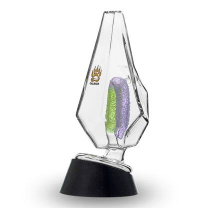 FANCY HEXAGON GUMMY PERC GLASS ATTACHMENT FOR PUFFCO OG & PEAK- Premium puffco glass attachment from Calibear Glass. Ideal for dabbing, providing smooth hits and durability. Shop high-quality dab rigs, water pipes, bongs, erig glasses and glass smoking accessories at Calibear Glass. Elevate your smoking experience with a durable and stylish glass dab rig. Free shipping on all orders.