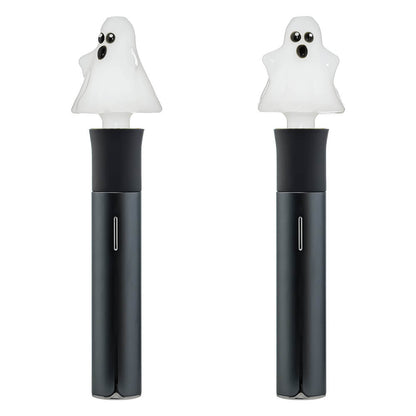 GHOST DESIGN GLASS ATTACHMENT FOR PIVOT- Premium puffco glass attachment from Calibear Glass. Ideal for dabbing, providing smooth hits and durability. Shop high-quality dab rigs, water pipes, bongs, erig glasses and glass smoking accessories at Calibear Glass. Elevate your smoking experience with a durable and stylish glass dab rig. Free shipping on all orders.