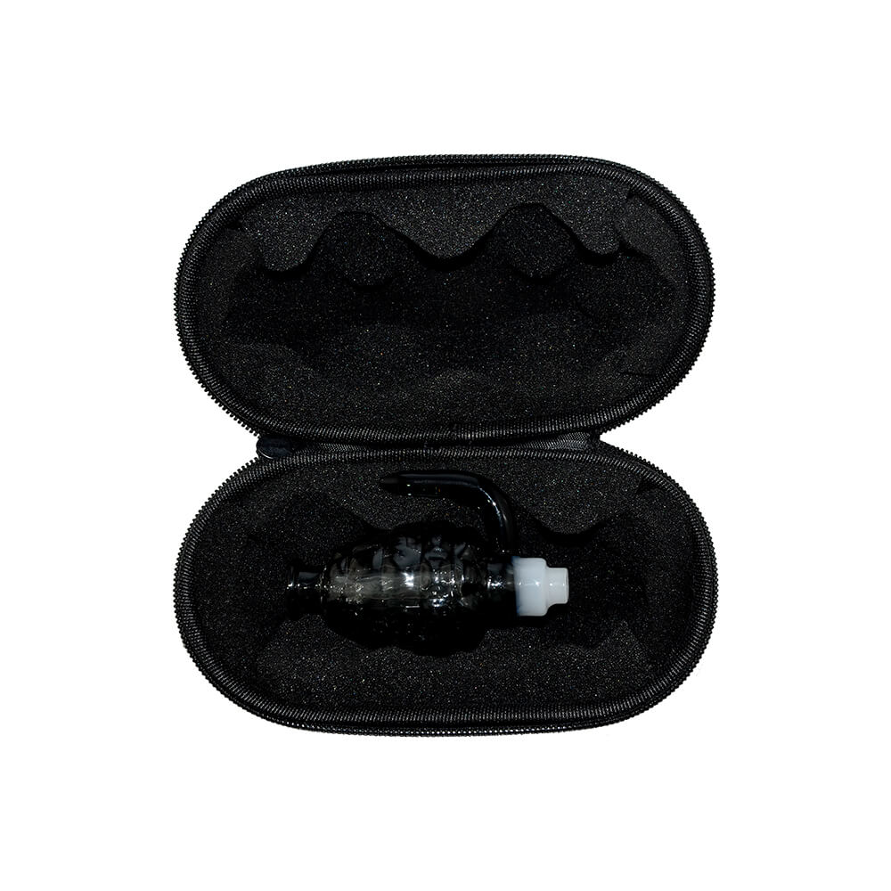 GRENADE STYLED ARTISAN GLASS ATTACHMENT FOR PIVOT- Premium puffco glass attachment from Calibear Glass. Ideal for dabbing, providing smooth hits and durability. Shop high-quality dab rigs, water pipes, bongs, erig glasses and glass smoking accessories at Calibear Glass. Elevate your smoking experience with a durable and stylish glass dab rig. Free shipping on all orders.