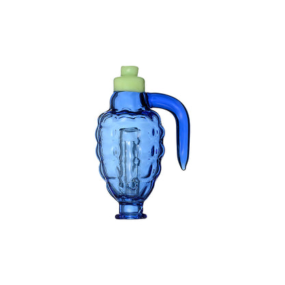 GRENADE STYLED ARTISAN GLASS ATTACHMENT FOR PIVOT- Premium puffco glass attachment from Calibear Glass. Ideal for dabbing, providing smooth hits and durability. Shop high-quality dab rigs, water pipes, bongs, erig glasses and glass smoking accessories at Calibear Glass. Elevate your smoking experience with a durable and stylish glass dab rig. Free shipping on all orders.