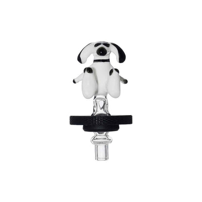 HANDMADE DOG GLASS CARB CAP FOR DR.DABBER SWITCH 2- Premium borosilicate glass smoking accessories from Calibear Glass. Ideal for dabbing, providing smooth hits and durability. Shop high-quality dab rigs, water pipes, bongs, erig glasses and glass smoking