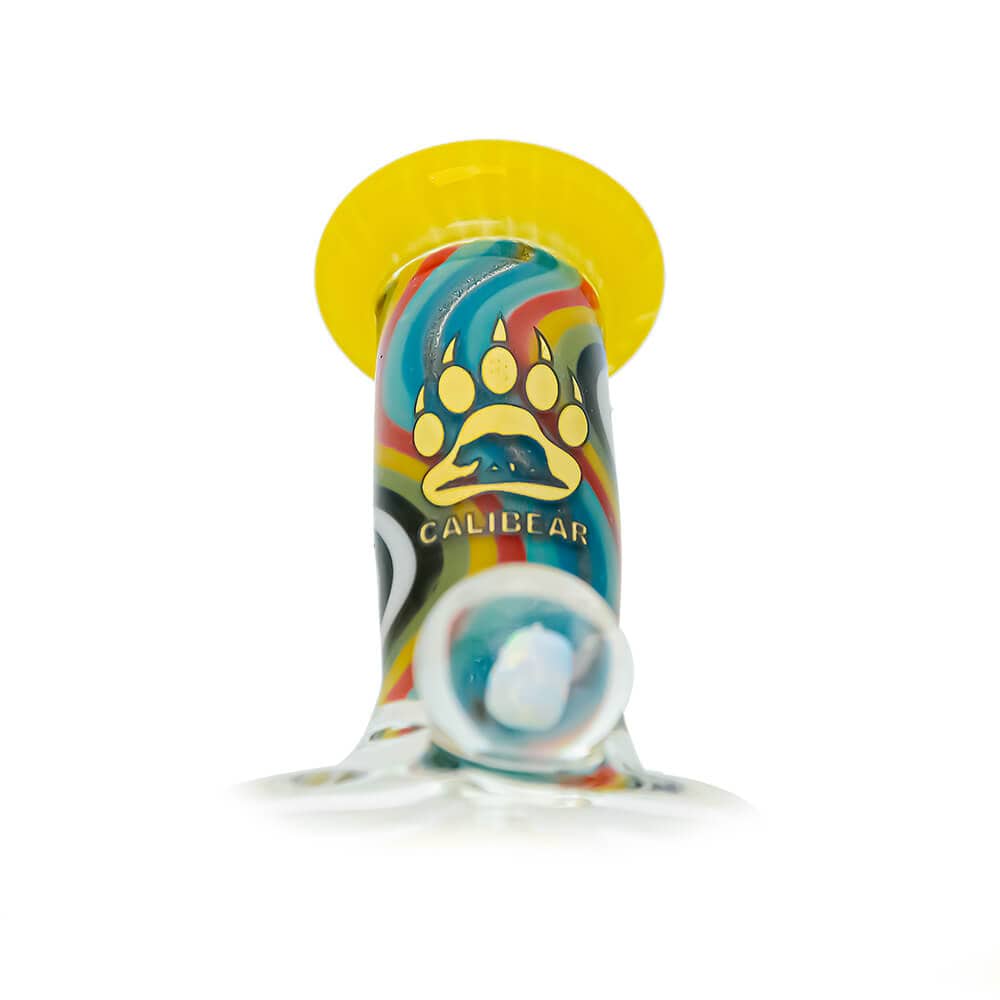 HEADY WIGWAG PUFFCO PEAK OG & PRO GLASS ATTACHMENT ENCASED WITH OPAL- Premium puffco glass attachment from Calibear Glass. Ideal for dabbing, providing smooth hits and durability. Shop high-quality dab rigs, water pipes, bongs, erig glasses and glass smoking accessories at Calibear Glass. Elevate your smoking experience with a durable and stylish glass dab rig. Free shipping on all orders.