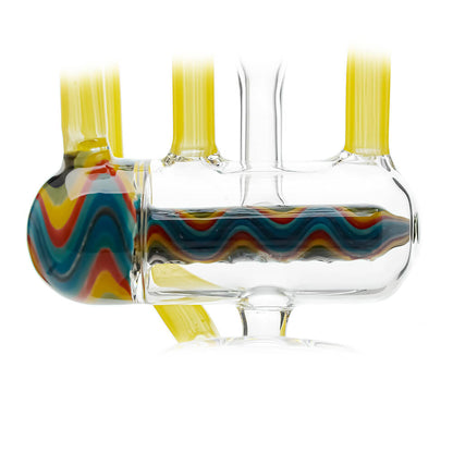 HEADY WIGWAG PUFFCO PEAK OG & PRO GLASS ATTACHMENT ENCASED WITH OPAL- Premium puffco glass attachment from Calibear Glass. Ideal for dabbing, providing smooth hits and durability. Shop high-quality dab rigs, water pipes, bongs, erig glasses and glass smoking accessories at Calibear Glass. Elevate your smoking experience with a durable and stylish glass dab rig. Free shipping on all orders.