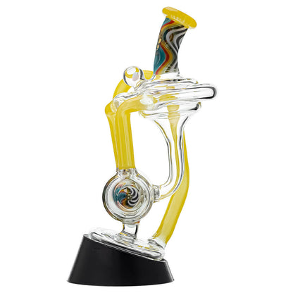 HEADY WIGWAG PUFFCO PEAK OG & PRO GLASS ATTACHMENT ENCASED WITH OPAL- Premium puffco glass attachment from Calibear Glass. Ideal for dabbing, providing smooth hits and durability. Shop high-quality dab rigs, water pipes, bongs, erig glasses and glass smoking accessories at Calibear Glass. Elevate your smoking experience with a durable and stylish glass dab rig. Free shipping on all orders.