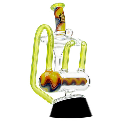 HEADY WIGWAG PUFFCO PEAK OG & PRO GLASS ATTACHMENT ENCASED WITH OPAL- Premium puffco glass attachment from Calibear Glass. Ideal for dabbing, providing smooth hits and durability. Shop high-quality dab rigs, water pipes, bongs, erig glasses and glass smoking accessories at Calibear Glass. Elevate your smoking experience with a durable and stylish glass dab rig. Free shipping on all orders.