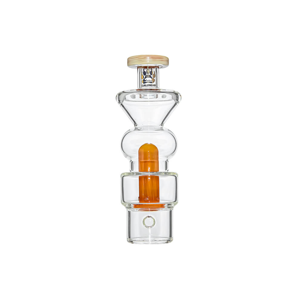 HOURGLASS DESIGN GLASS ATTACHMENT FOR DR.DABBER SWITCH 2 | CALIBEAR- Premium dr. dabber glass attachment from Calibear Glass. Ideal for dabbing, providing smooth hits and durability. Shop high-quality dab rigs, water pipes, bongs, erig glasses and glass smoking accessories at Calibear Glass. Elevate your smoking experience with a durable and stylish glass dab rig. Free shipping on all orders.
