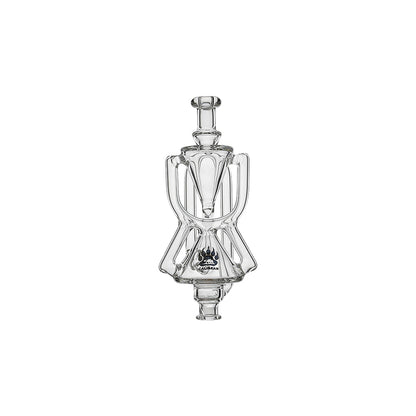 CALIBEAR HOURGLASS RECYCLER PIVOT MOUTHPIECE- Premium puffco glass attachment from Calibear Glass. Ideal for dabbing, providing smooth hits and durability. Shop high-quality dab rigs, water pipes, bongs, erig glasses and glass smoking accessories at Calibear Glass. Elevate your smoking experience with a durable and stylish glass dab rig. Free shipping on all orders.