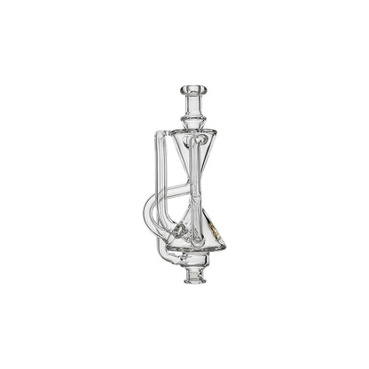 CALIBEAR HOURGLASS RECYCLER PIVOT MOUTHPIECE- Premium puffco glass attachment from Calibear Glass. Ideal for dabbing, providing smooth hits and durability. Shop high-quality dab rigs, water pipes, bongs, erig glasses and glass smoking accessories at Calibear Glass. Elevate your smoking experience with a durable and stylish glass dab rig. Free shipping on all orders.
